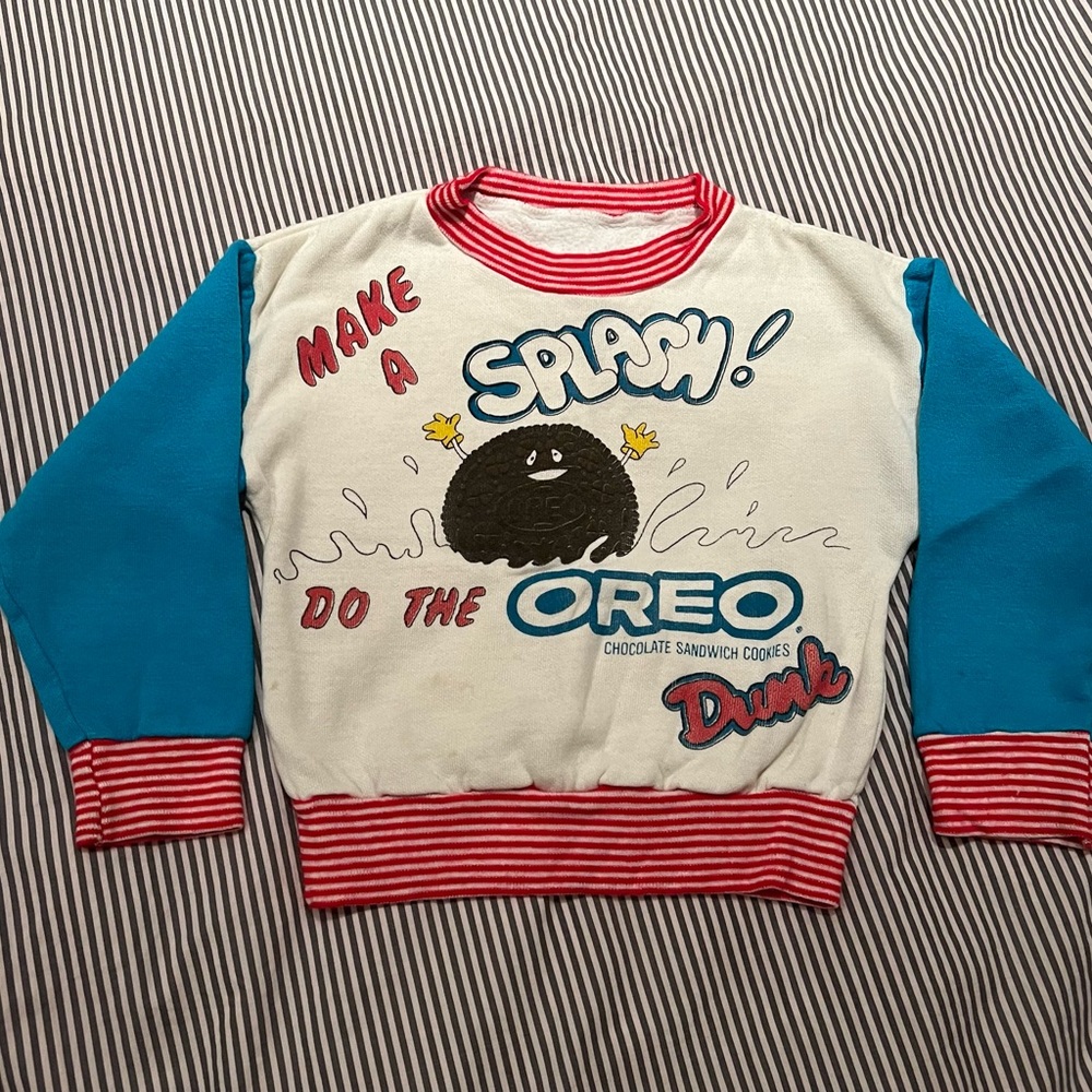 Vintage Oreo sweatshirt kids toddlers size 2T-3T